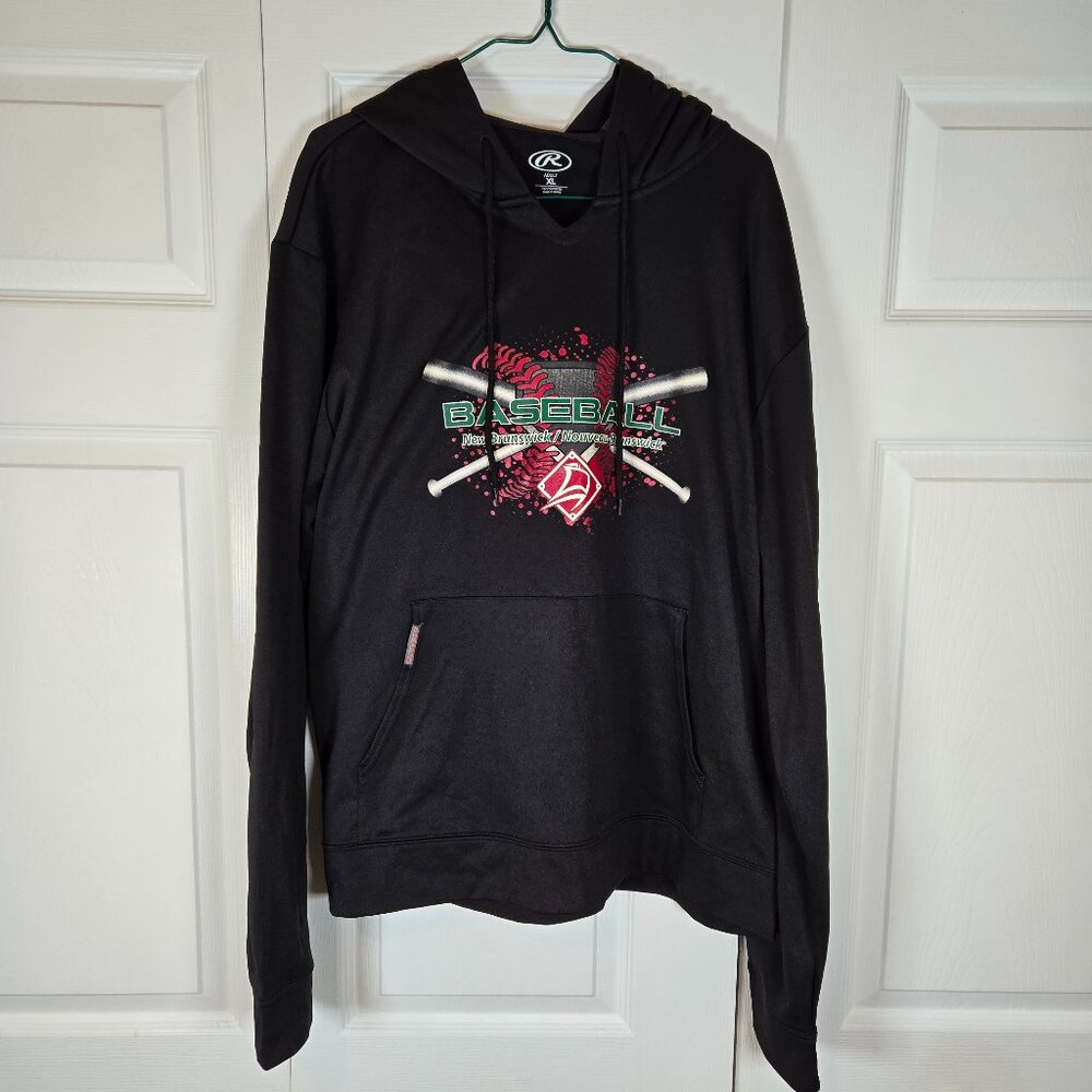 N. B. Baseball Black Hoodie